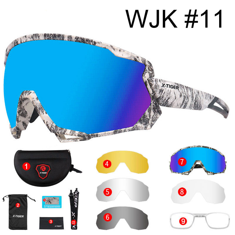 Outdoor Cycling Glasses Men And Women Riding Windshield Polarized Goggles