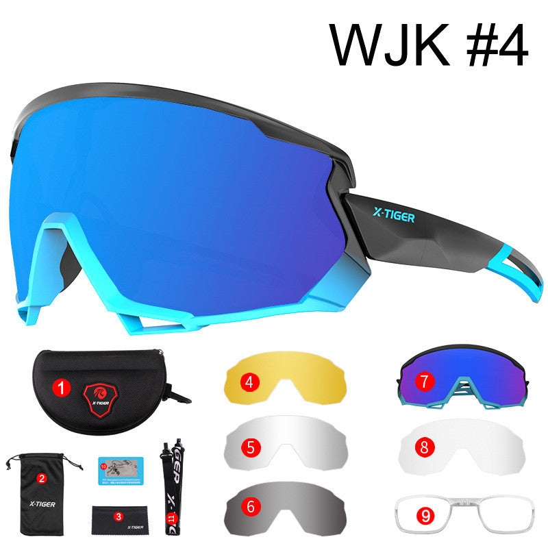 Outdoor Cycling Glasses Men And Women Riding Windshield Polarized Goggles