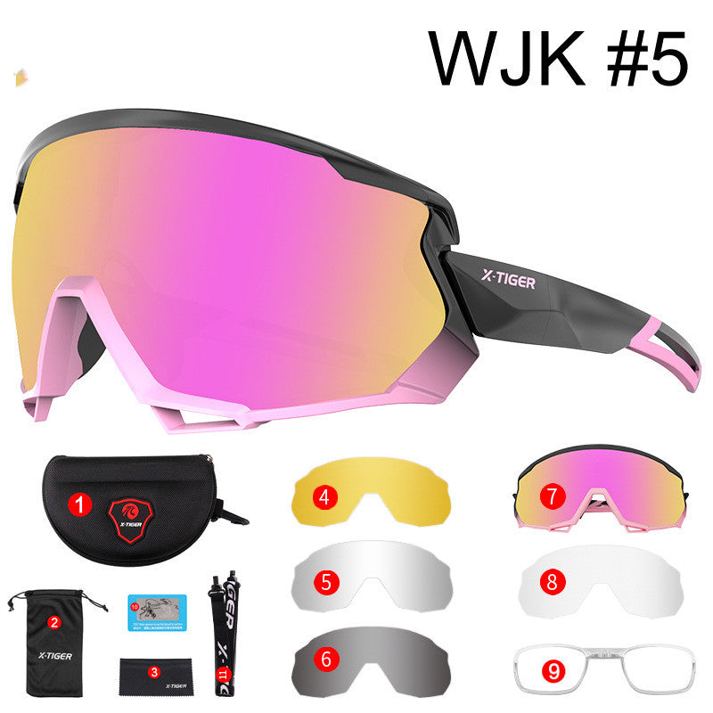 Outdoor Cycling Glasses Men And Women Riding Windshield Polarized Goggles