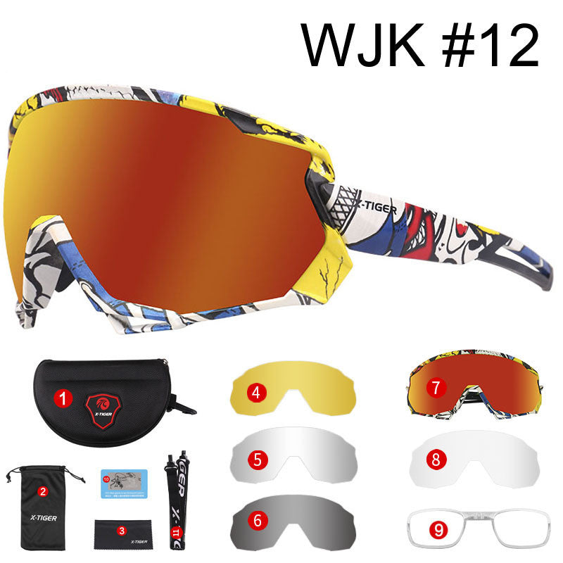 Outdoor Cycling Glasses Men And Women Riding Windshield Polarized Goggles